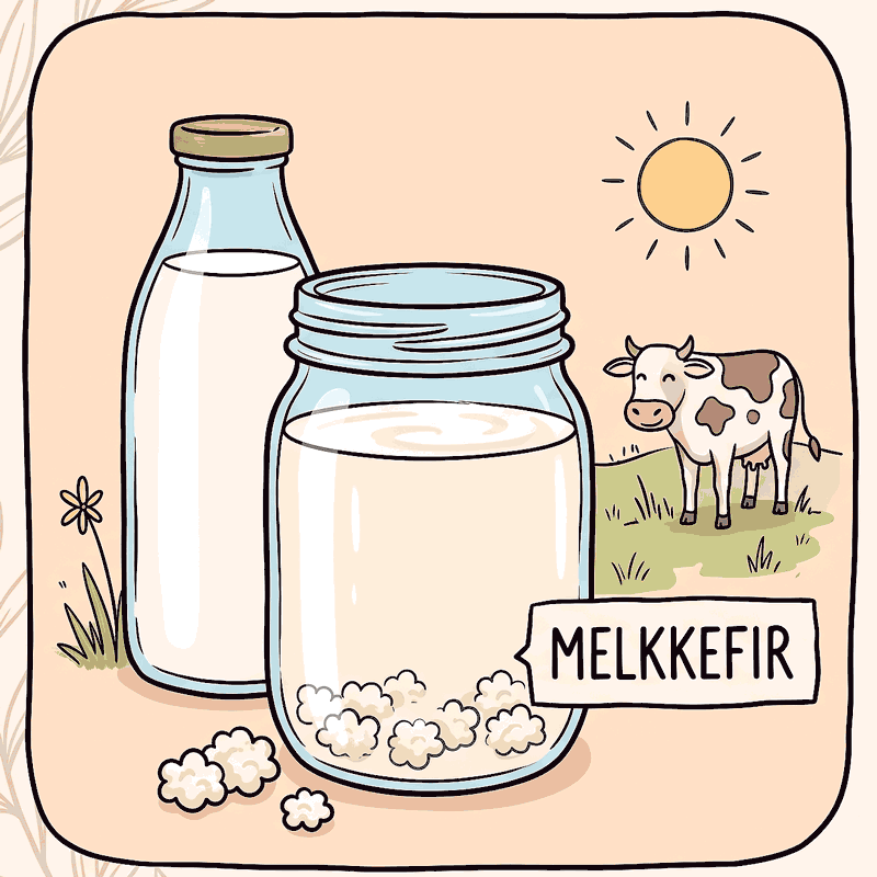 Stappenplan melkkefir maken